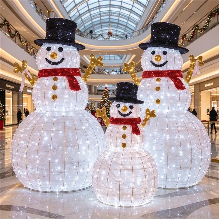 LED Christmas Snowman Light factory